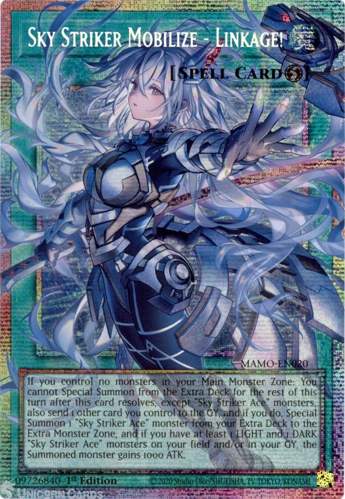 MAMO-EN020 Sky Striker Mobilize - Linkage! Extended Art Overframe : Starlight Ra – Photo 1